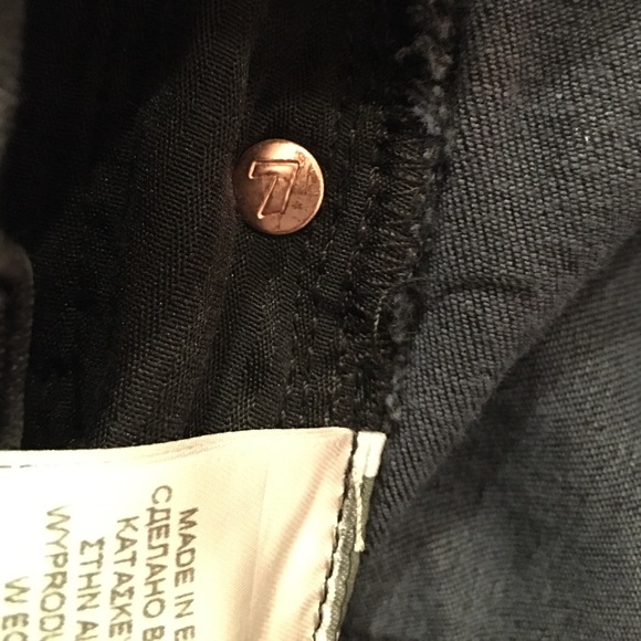 7 for all mankind Dojo black tailorless Jeans - Picture 12 of 16